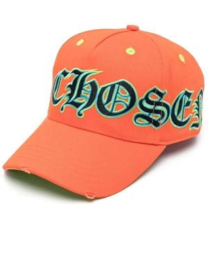 Philipp Plein Casquette À Logo Brodé - Orange