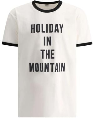 Mountain Research Graphic-Print Crew-Neck T-Shirt - White