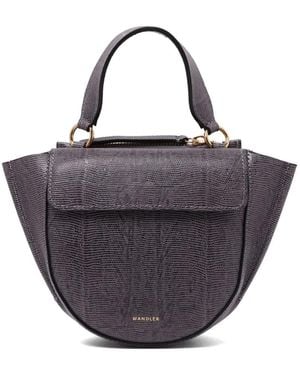 Wandler Hortensia Textured Shoulder Bag - Blue