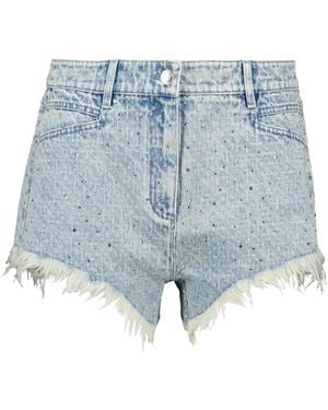 IRO Distressed Denim Shorts - Blue