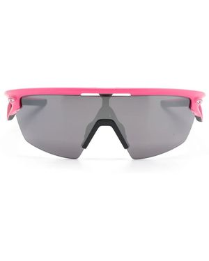 Oakley Sphaera Shield-Frame Sunglasses - Pink