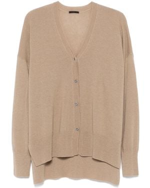 Transit Fine-Knit Cardigan - Natural