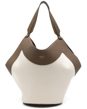KHAITE Bolso Shopper Lotus Mediano - Multicolor