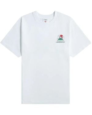 CASABLANCA Gradient Square T-Shirt - White