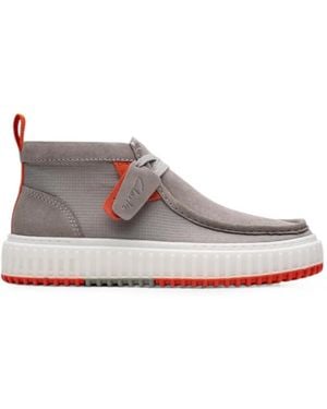 Clarks Torlite Hi Paneled Boots - White