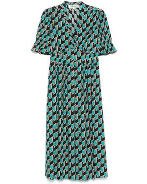 Diane von Furstenberg Erica ドレス - グリーン