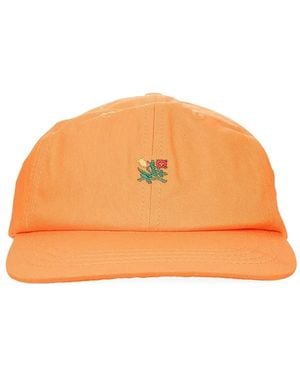 Aimé Leon Dore Chapeau À Détail Brodé - Orange