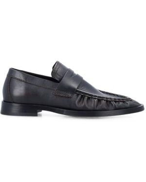 Miista Zita Leather Loafers - White