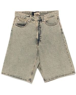 Izzue Klassische Jeans-Shorts - Grau
