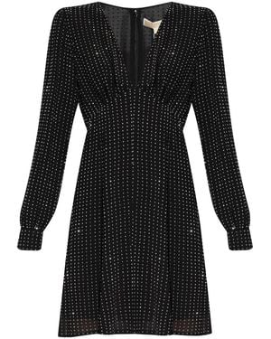 MICHAEL Michael Kors Sequin-Embellished Dress - Black