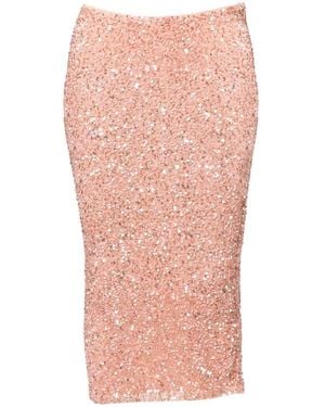 retroféte Vestido corto Heather con lentejuelas - Rosa