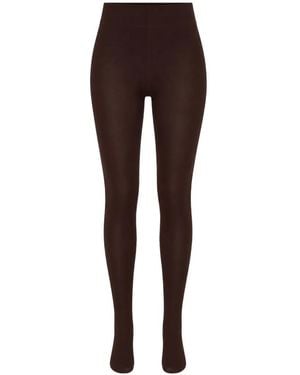 FALKE Pure Matt High-Waisted Opaque Tights - Brown