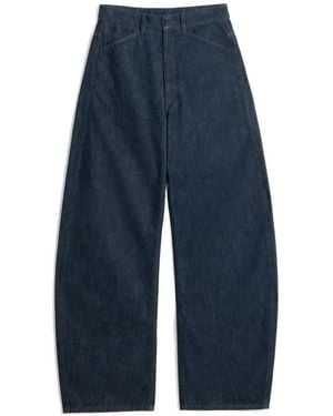 Lemaire High-Waisted Curved Jeans - Blue