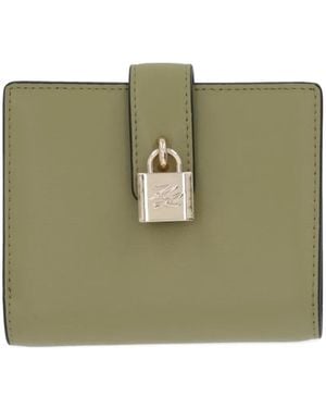 Karl Lagerfeld Padlock flap wallet - Verde