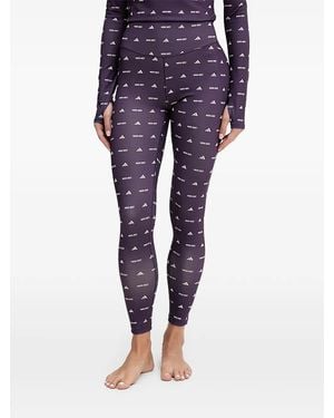 adidas X Moon Boot Allover Print Trousers - Purple