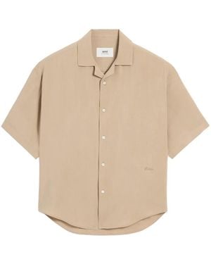 Ami Paris Ami Camp ショートスリーブシャツ - ナチュラル