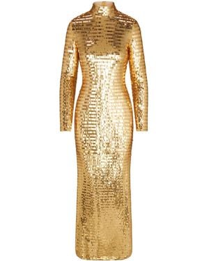 Simon Miller Sculpty Maxi Dress - Metallic