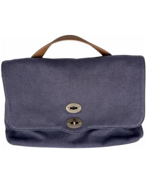 Zanellato Postina Canvas Tote Bag - Blue