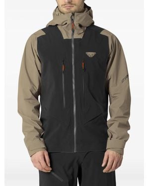 Dynafit 3L Zipped Hooded Ski Jacket - Gray