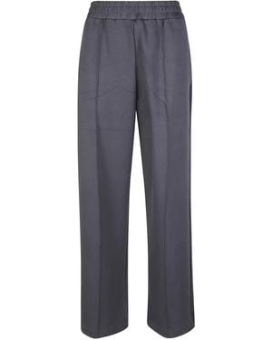 hinnominate Elasticated-Waist Track Pants - Blue