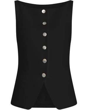 Cinq À Sept Lemonis Gilet - Zwart