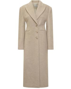 ANDAMANE Hourglass Buttoned Coat - ナチュラル