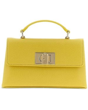 Furla Mini 1927 Flap Tote Bag - Yellow