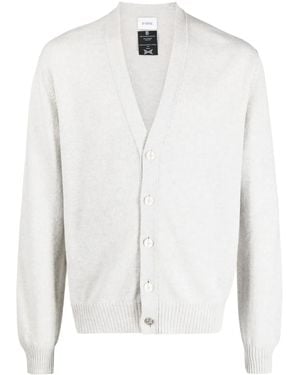 Barrie B Label Cashmere Cardigan - White