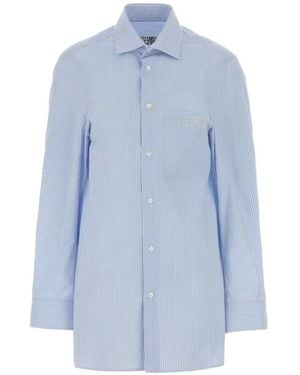 MM6 by Maison Margiela Long-Sleeve Shirt - Blue