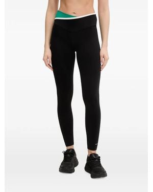 P.E Nation Logo-Print Leggings - Black