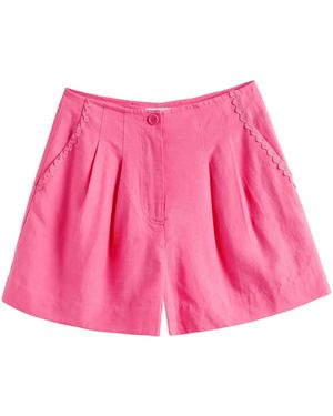 Chinti & Parker Wide-Leg Shorts - Pink
