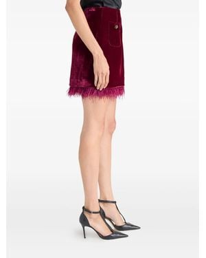 Cinq À Sept Luna Randi Mini Skirt - Red