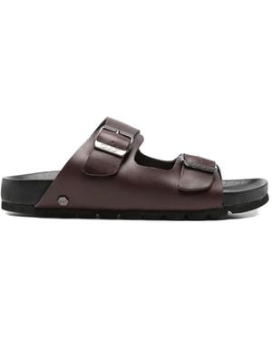 Cult Scorpion 4781 Buckle-Fastening Leather Sandals - White