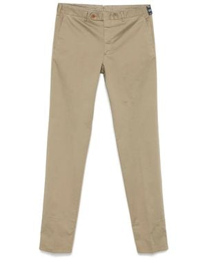Rota Pantalon Chino En Coton À Design Stretch - Neutre