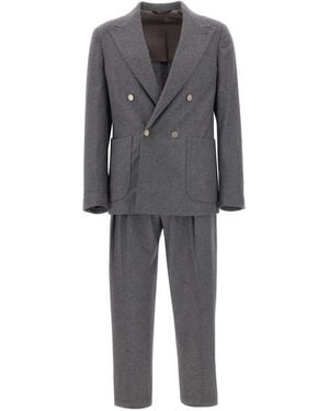 Briglia 1949 Bolgheri Double-Breasted Suit - Grey