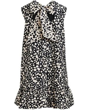 Essentiel Antwerp オープンバック ラッフル ミニドレス - ホワイト