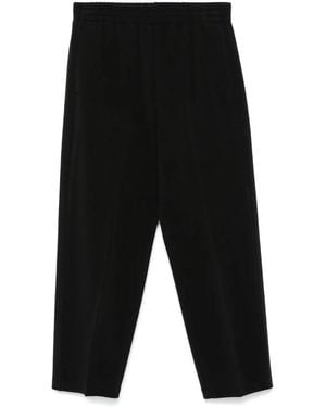 Seventy Knitted Straight-Leg Pants - Black