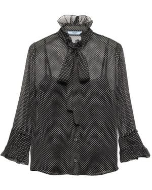 Prada Silk Shirt - Gray