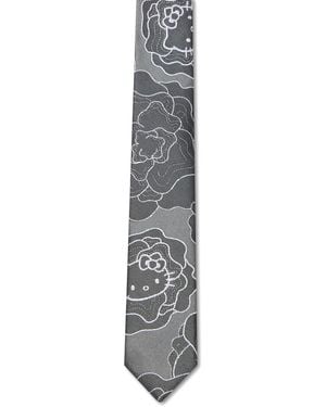 Gcds Hello Kitty Jacquard-Print Tie - Grey