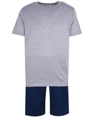 Zimmerli of Switzerland Geometric-Print Cotton Pyjamas - Blue