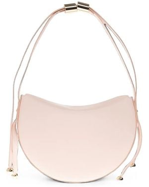 Furla Moonstone Leather Shoulder Bag - Pink