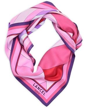 Lancel Printed Triangle Headband - Pink