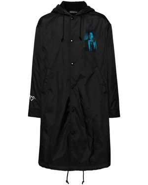 Undercover グラフィック パーカーコート - ブラック