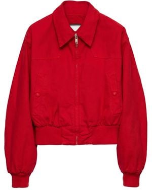 Prada カットアウト ジャケット - レッド