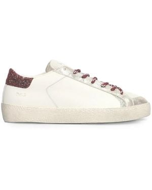 AMA BRAND Sneakers Mit Glitter-Einsatz - Natur