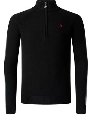 Perfect Moment Pull En Maille À Rayures - Noir