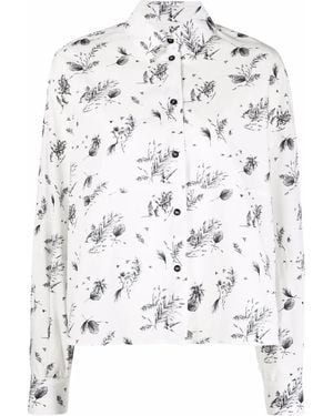 Woolrich Shirts White - Grey
