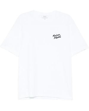 Maison Kitsuné Handwriting Comfort Tee-Shirt - White