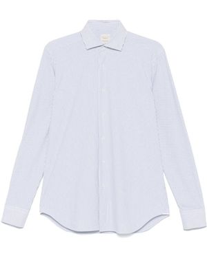 Xacus Camicia A Righe - Bianco