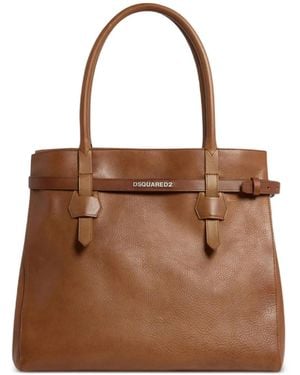 DSquared² Twin Shopping Bag - Brown